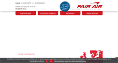 Desktop Screenshot of fair-air.de