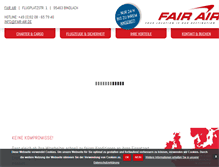 Tablet Screenshot of fair-air.de